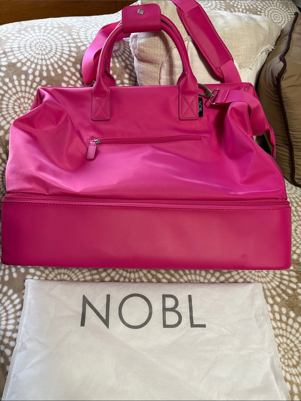 Hot Pink Travel Weekender Bag/ carry on